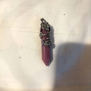 Beautiful 2in long decorative amethyst pandant